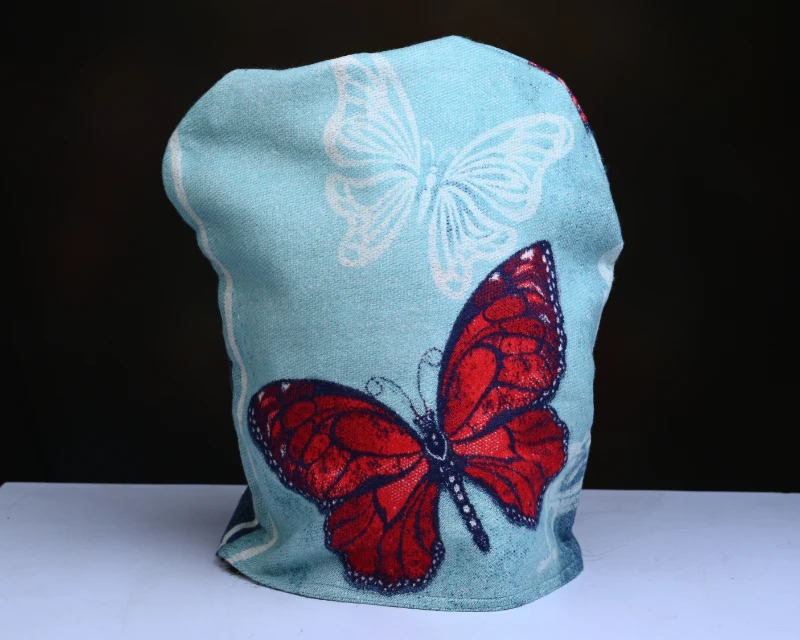 Light Blue Butterfly themed Artistic Cashmere